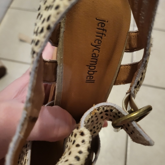 Jeffrey Campbell 8.5 women's leopard heels - Picture 7 of 8